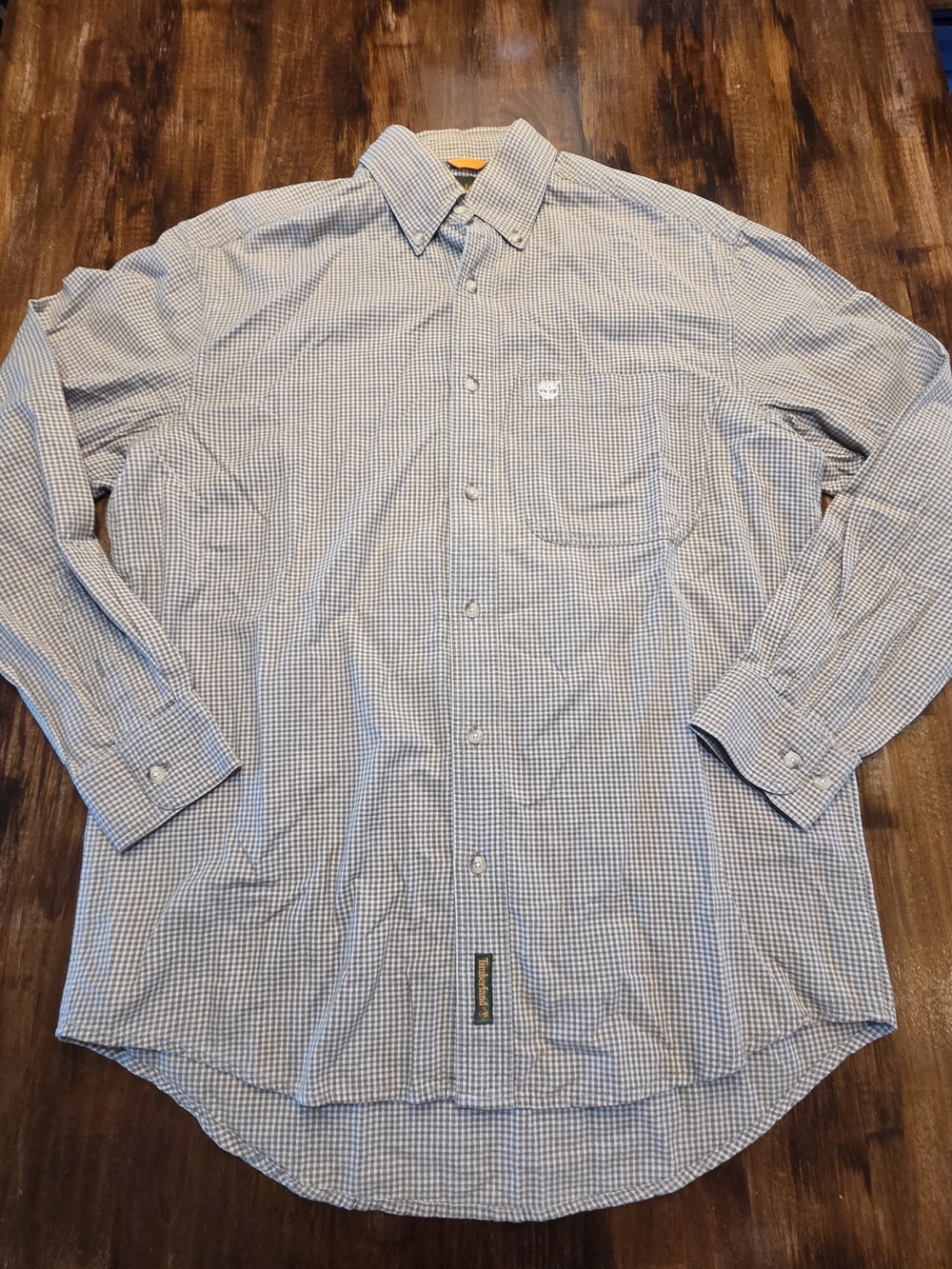 Timberland Checked Button Down Shirt Mens/Small | Preppy Gorpcore Outdoors Style